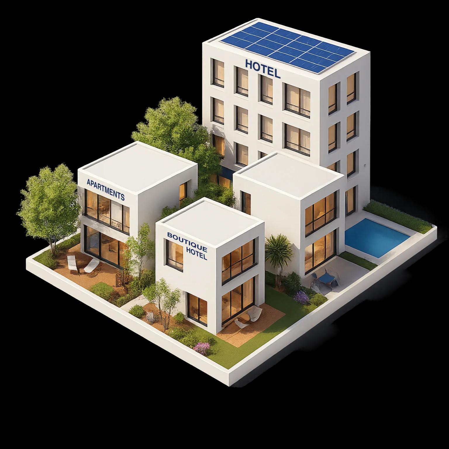 Sareho Dashboard für Hotelverwaltung - PMS Integration, Gäste-App und Gebäudeautomation in einem System
