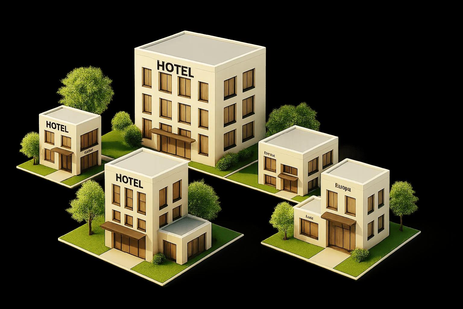 Sareho PMS Dashboard mit KI Message Center - Housekeeping Management, Multi-Hotel-Verwaltung und intelligente Hotelautomation